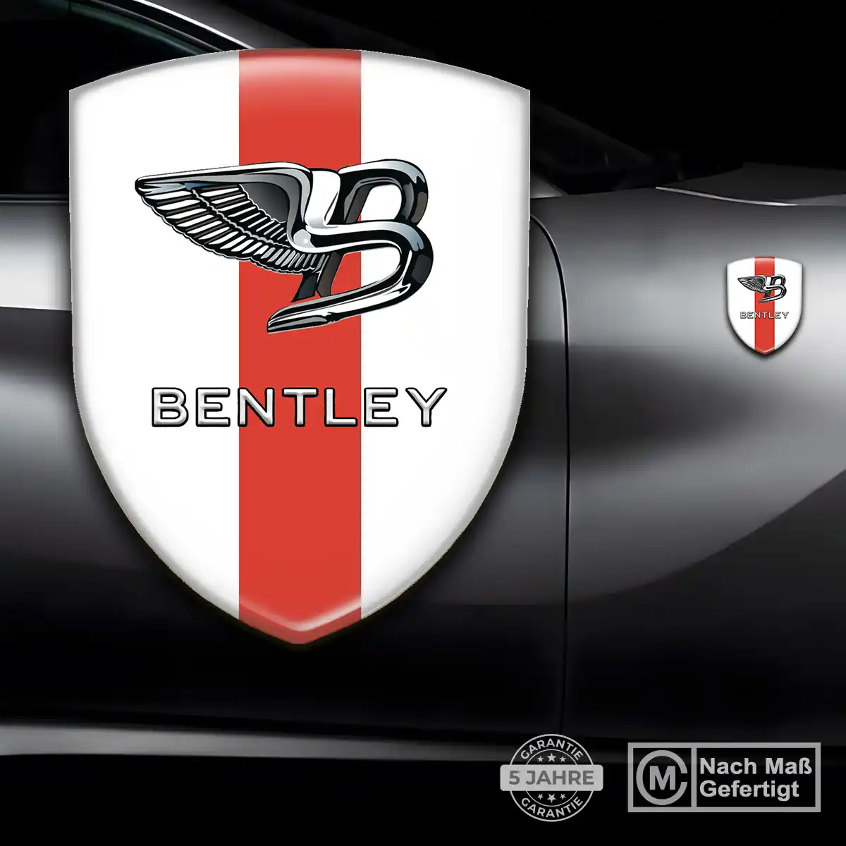 Bentley 3D Gel Aufkleber Wappen Tuningfahrzeug