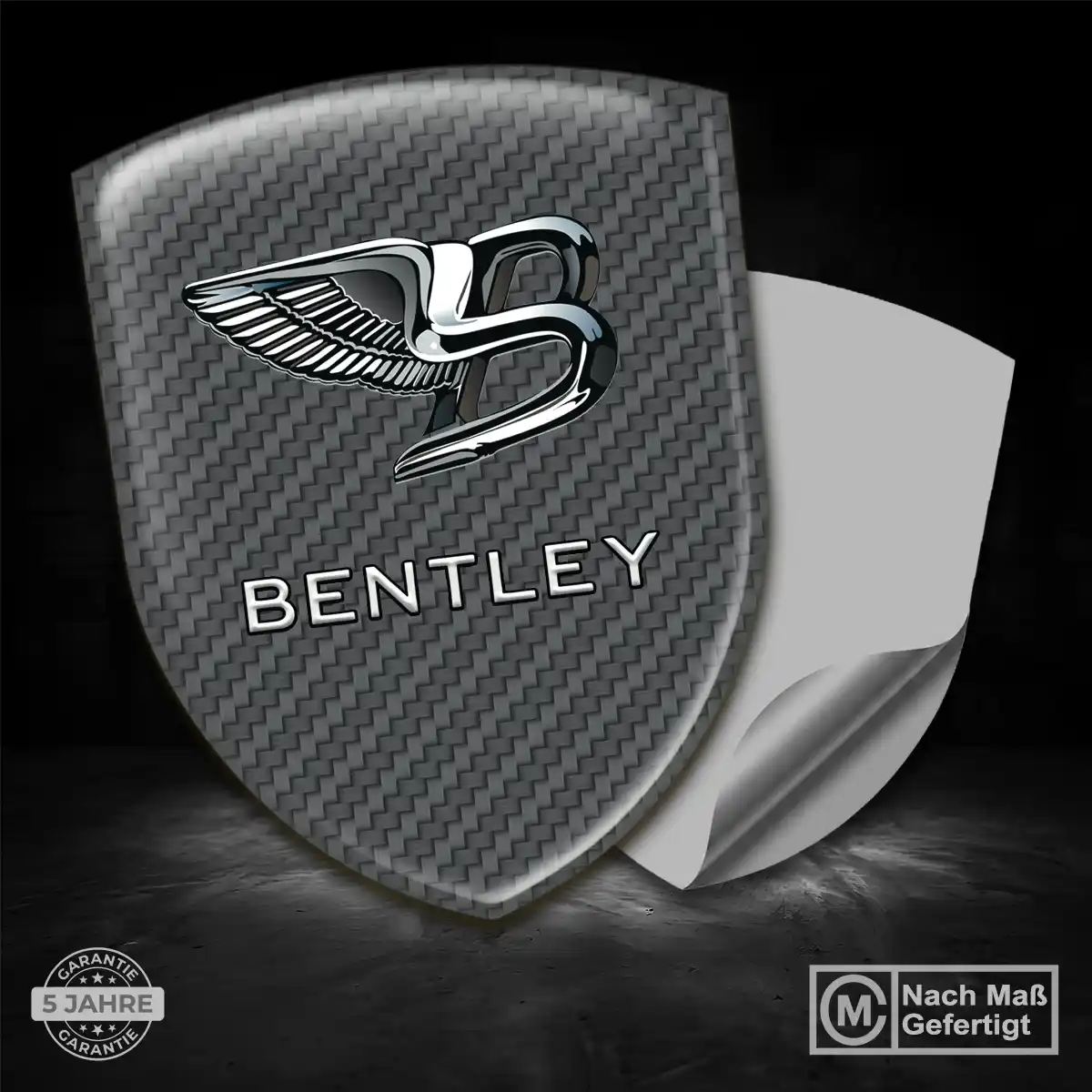 Bentley Aufkleber 3D Gel Emblem Anspruchsvolles Design
