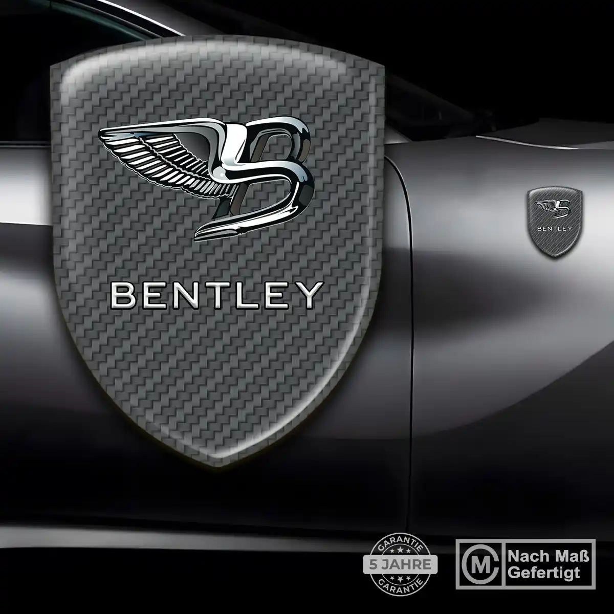 Bentley Aufkleber 3D Gel Emblem Anspruchsvolles Design