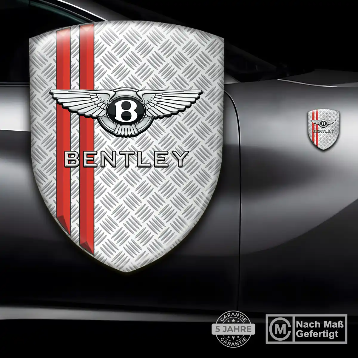 Bentley Aufkleber 3D Gel Emblem Auto Edles Design