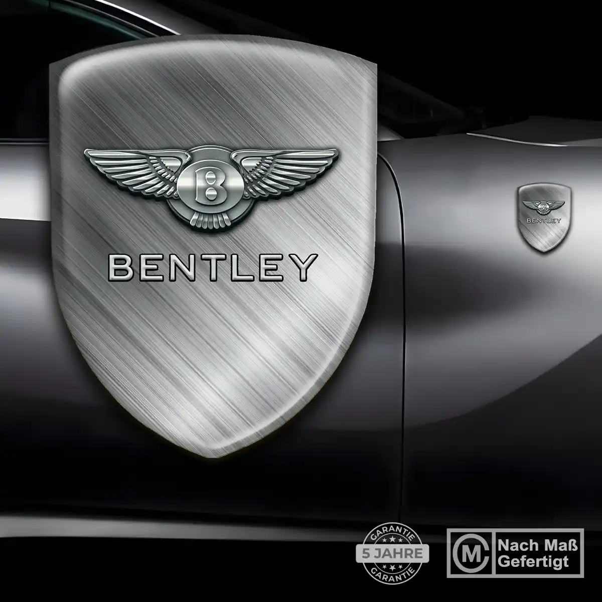 Bentley Aufkleber 3D Gel Emblem Auto Elegantes Design
