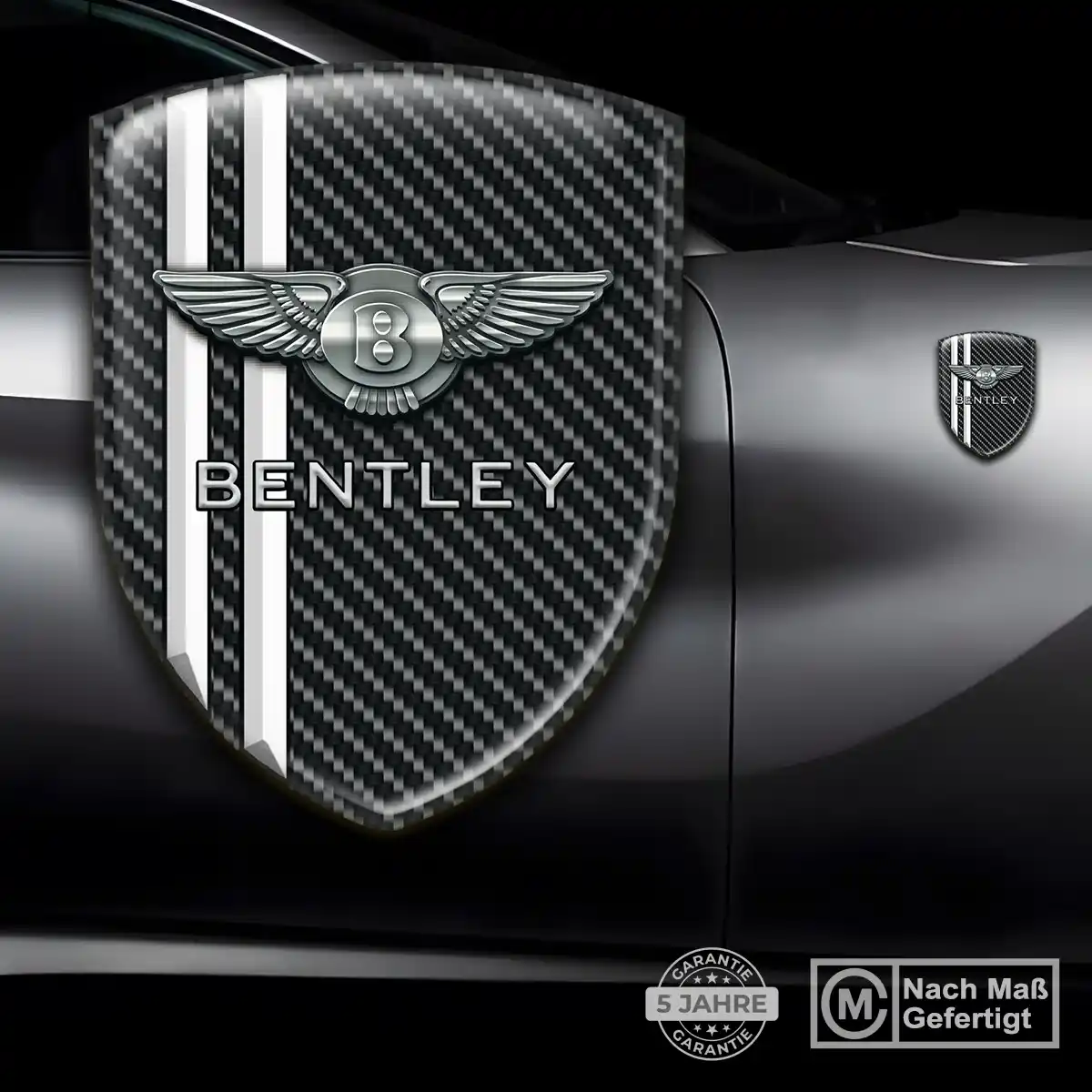 Bentley Aufkleber 3D Gel Emblem Auto Interieurdesign