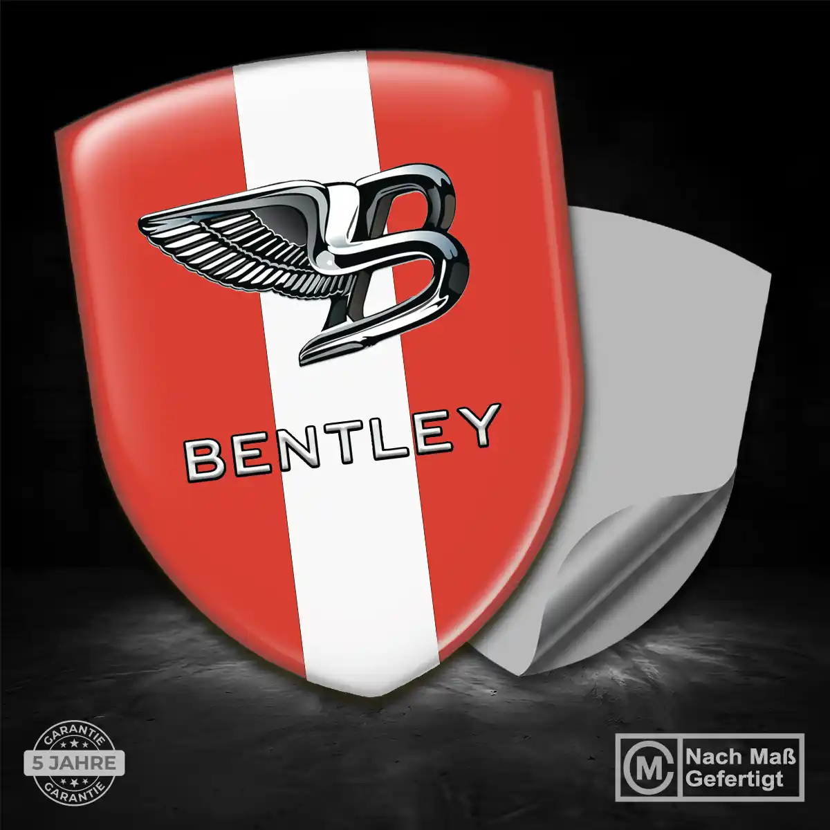 Bentley Aufkleber 3D Gel Emblem Edles Design