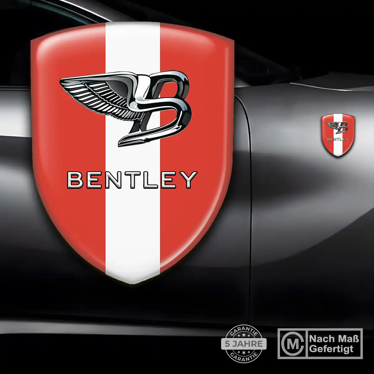 Bentley Aufkleber 3D Gel Emblem Edles Design