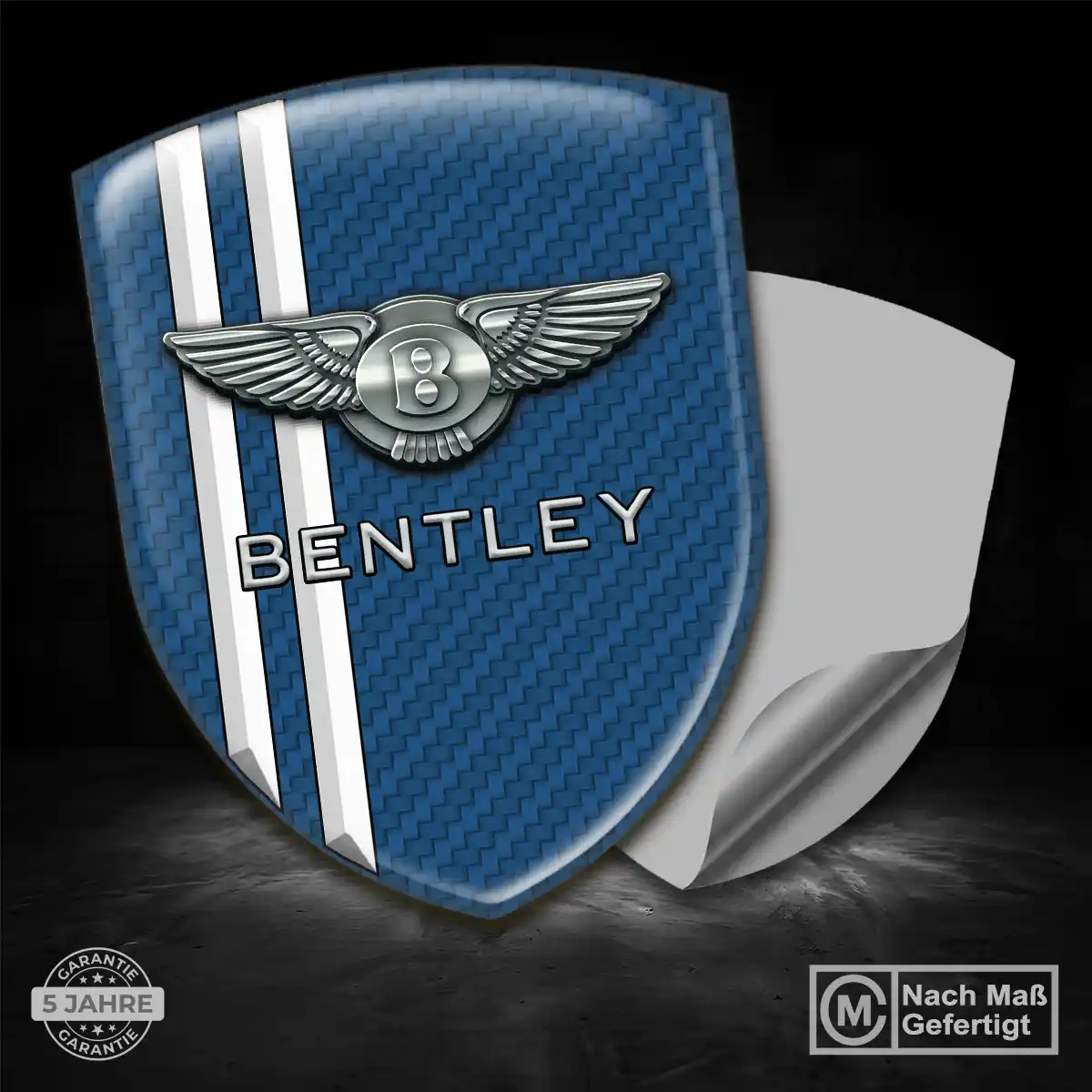 Bentley Aufkleber 3D Gel Emblem Elegantes Design