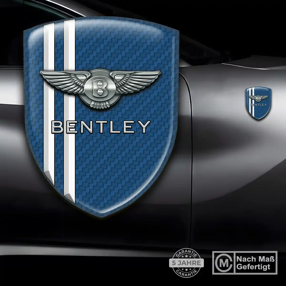 Bentley Aufkleber 3D Gel Emblem Elegantes Design
