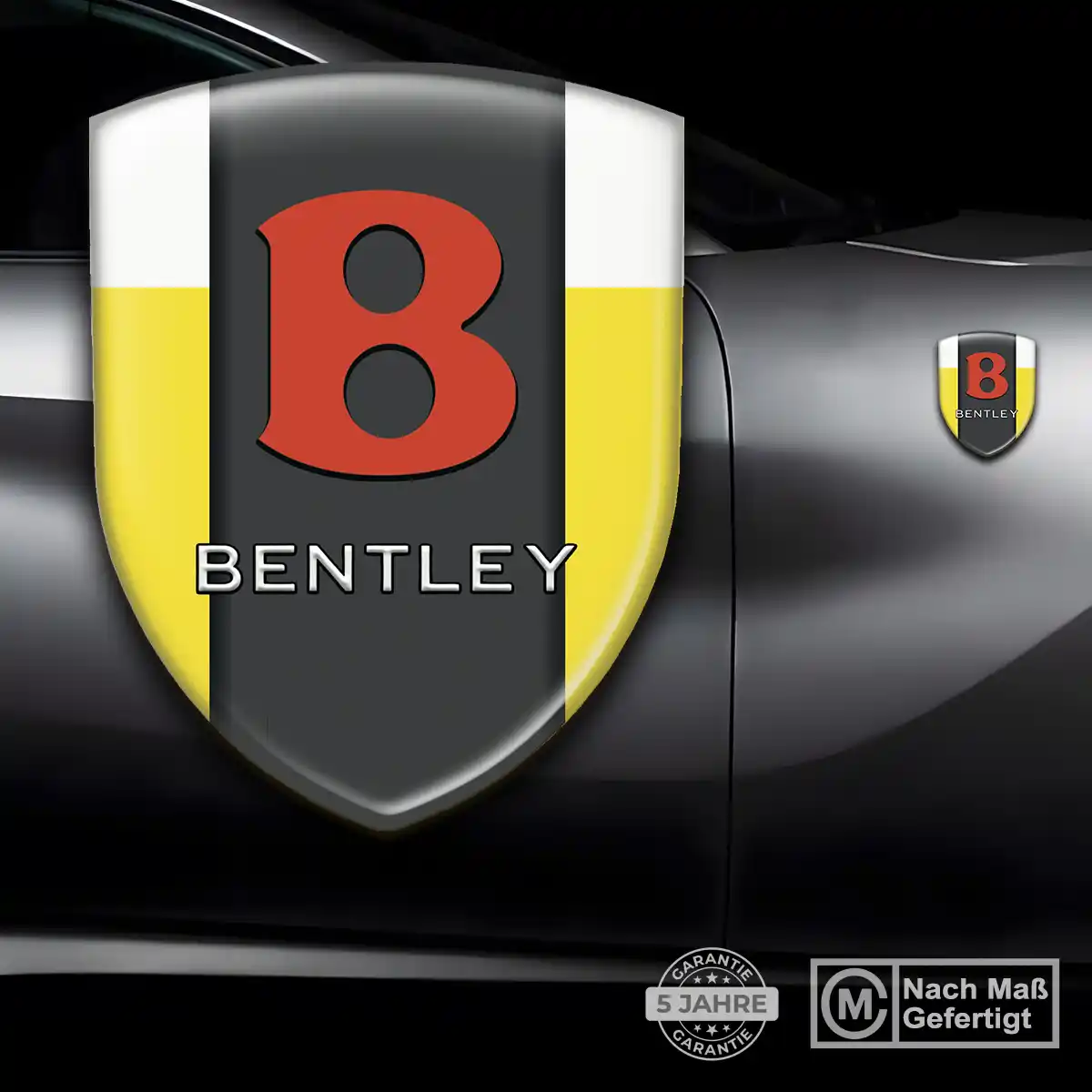 Bentley Aufkleber 3D Gel Emblem Hochwertiges Harz
