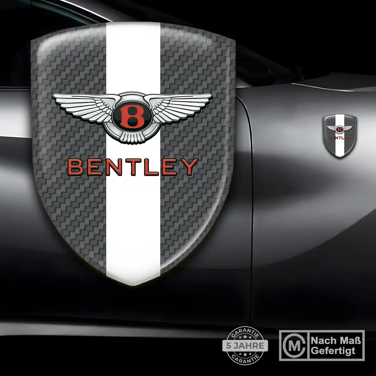Bentley Aufkleber 3D Gel Emblem Interieurdesign
