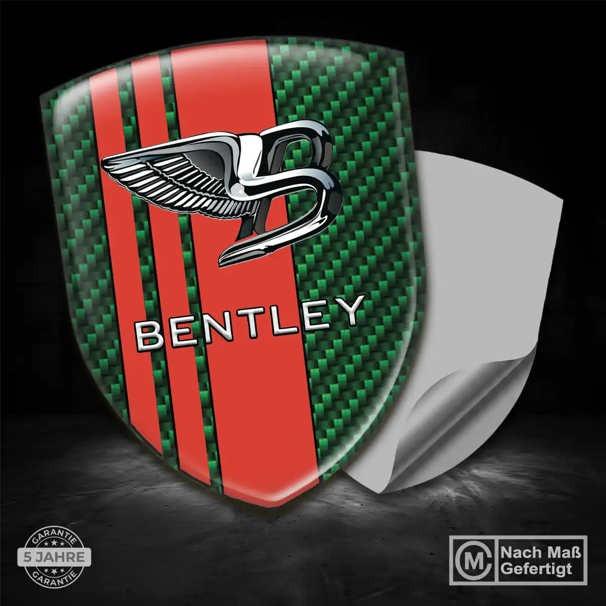 Bentley Aufkleber 3D Gel Emblem Limitierte Auflage