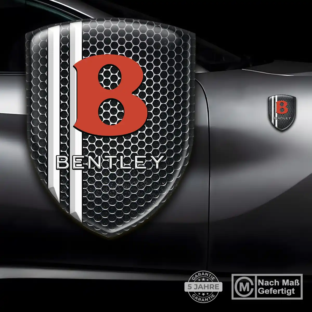 Bentley Aufkleber 3D Gel Emblem Modernes Design