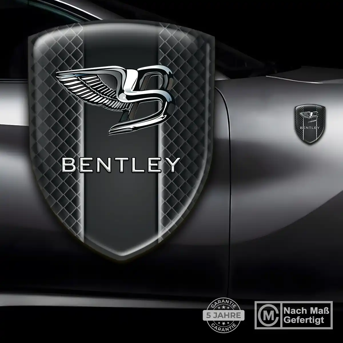 Bentley Aufkleber 3D Gel Emblem Premium-Edition