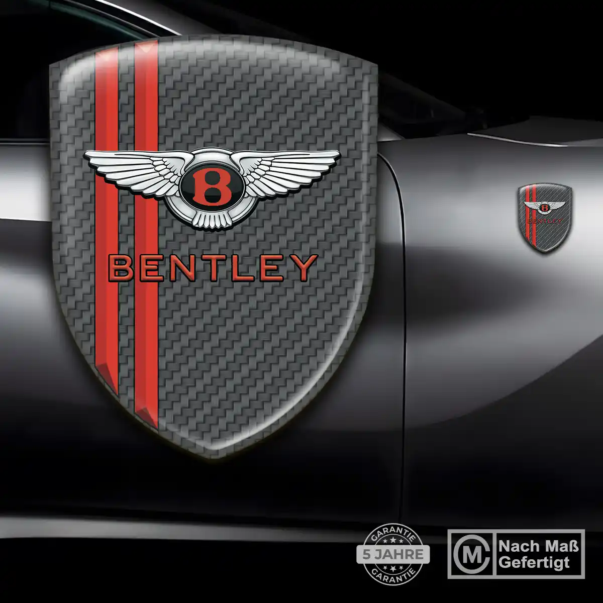Bentley Aufkleber 3D Gel Embleme Auto Elegantes Design