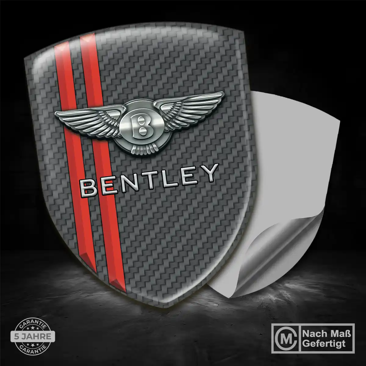 Bentley Aufkleber 3D Gel Embleme Auto Hochwertiges Harz