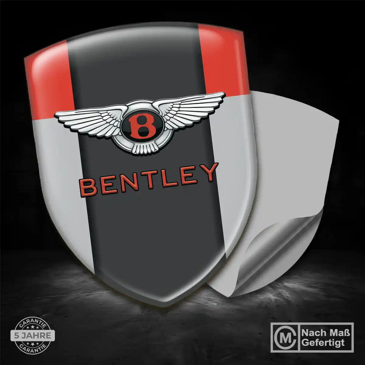 Bentley Aufkleber 3D Gel Embleme Auto Interieurdesign