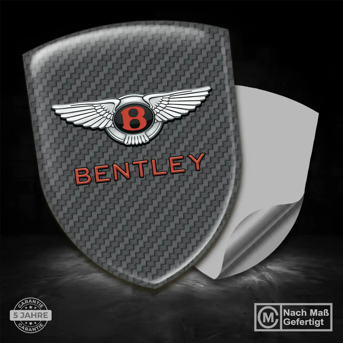 Bentley Aufkleber 3D Gel Embleme Auto Premium-Edition
