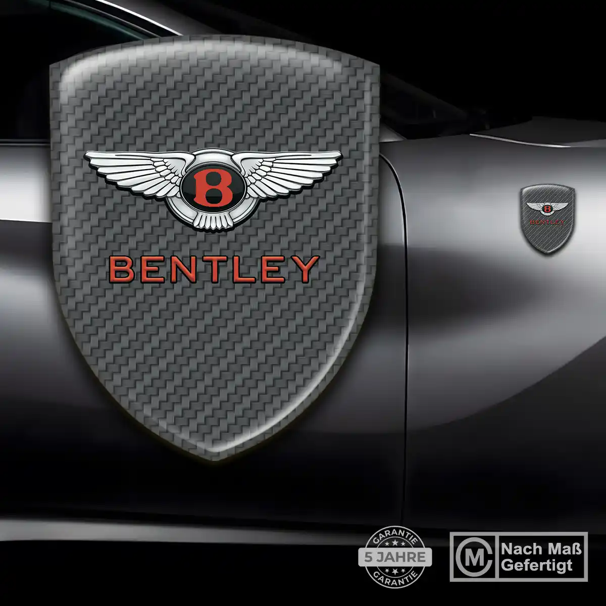 Bentley Aufkleber 3D Gel Embleme Auto Premium-Edition