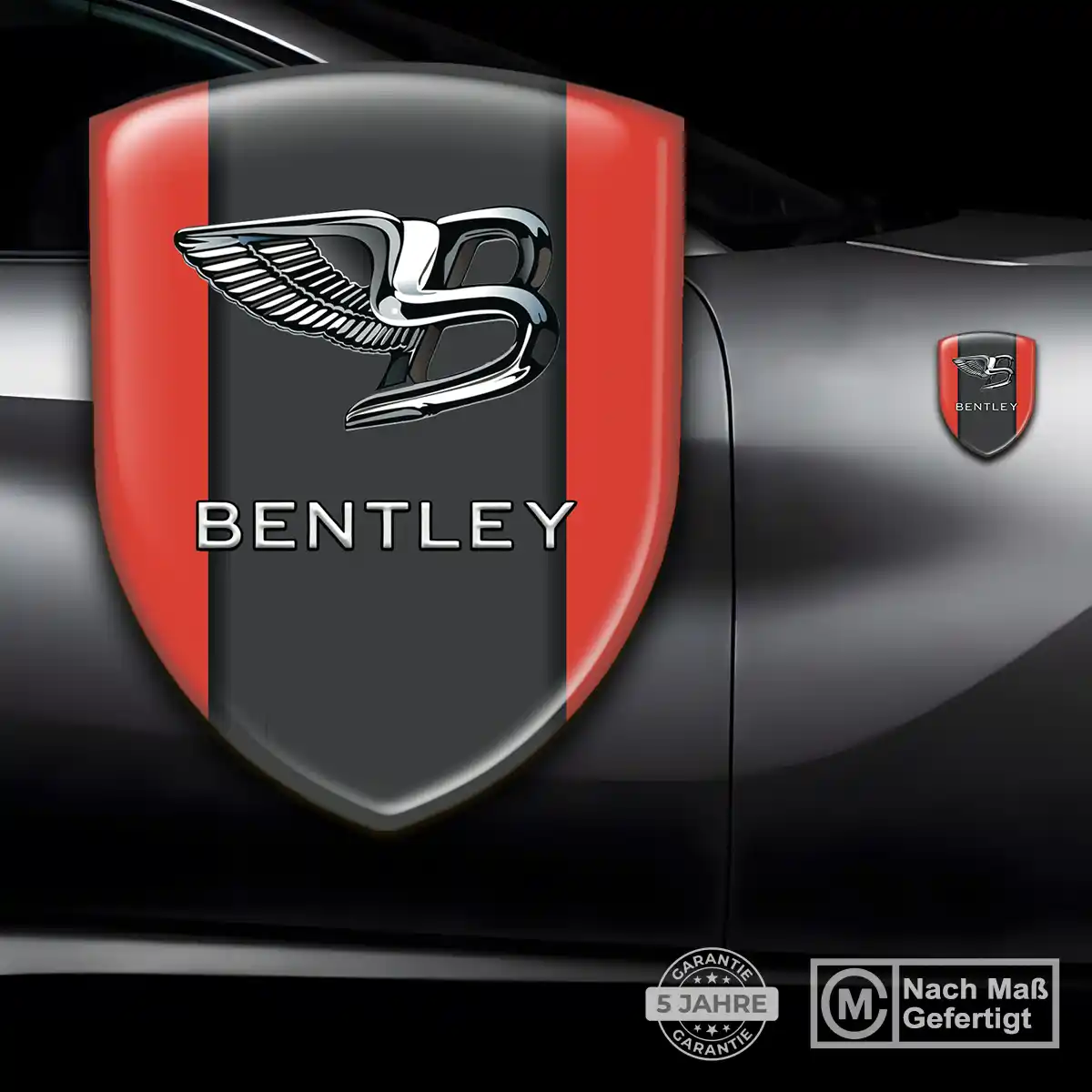 Bentley Aufkleber 3D Gel Embleme Auto Stilvolles Design