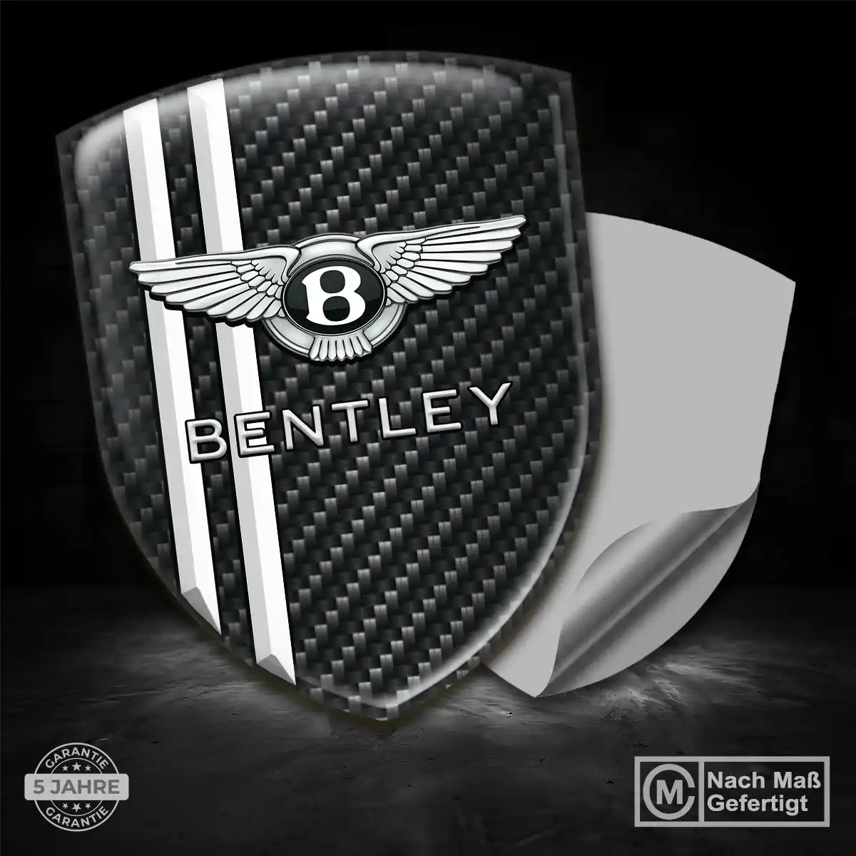 Bentley Aufkleber 3D Gel Embleme Edles Design