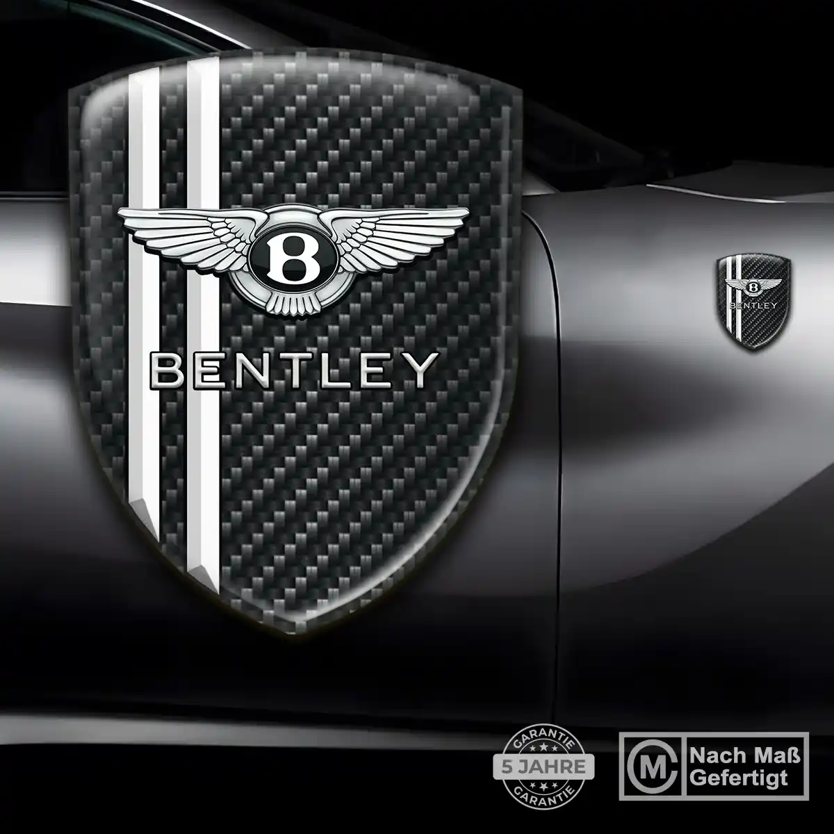 Bentley Aufkleber 3D Gel Embleme Edles Design