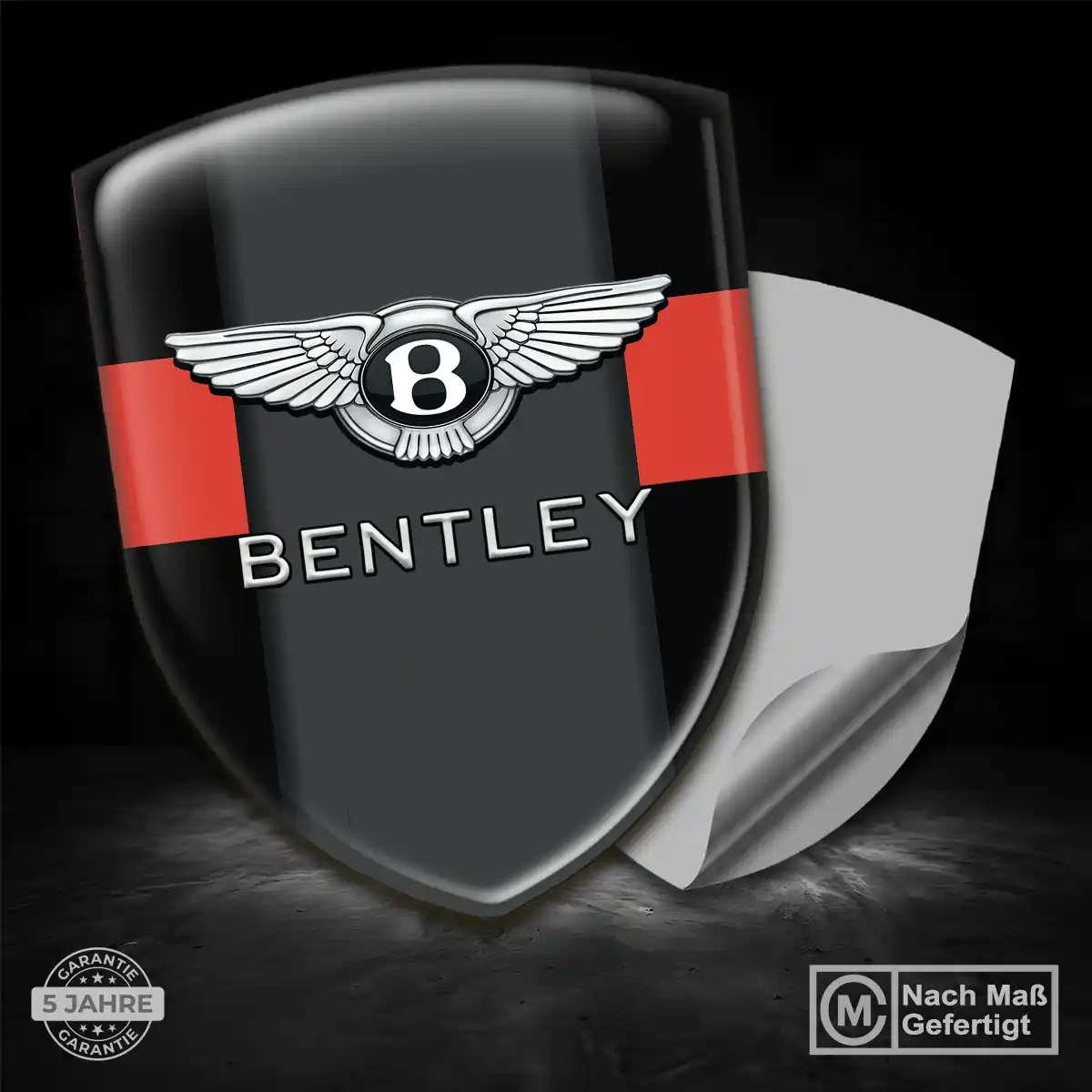 Bentley Aufkleber 3D Gel Embleme Interieurdesign
