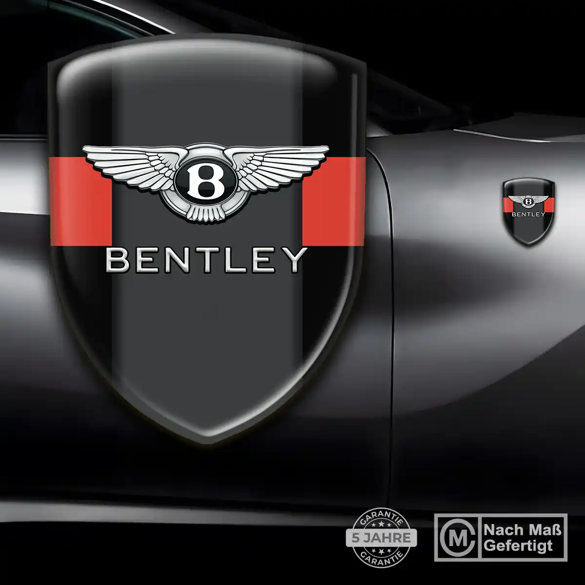 Bentley Aufkleber 3D Gel Embleme Interieurdesign