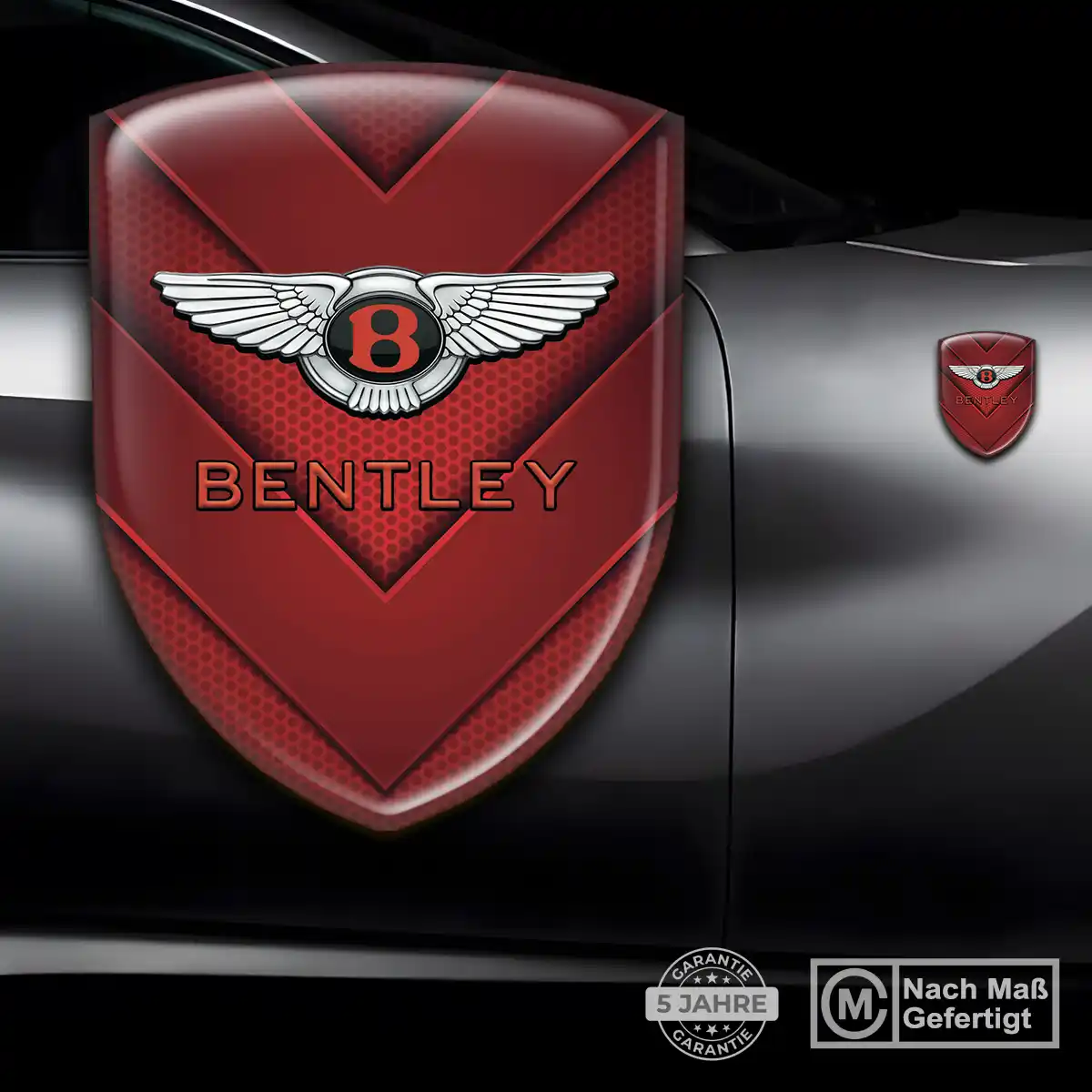 Bentley Aufkleber 3D Gel Embleme Limitierte Auflage