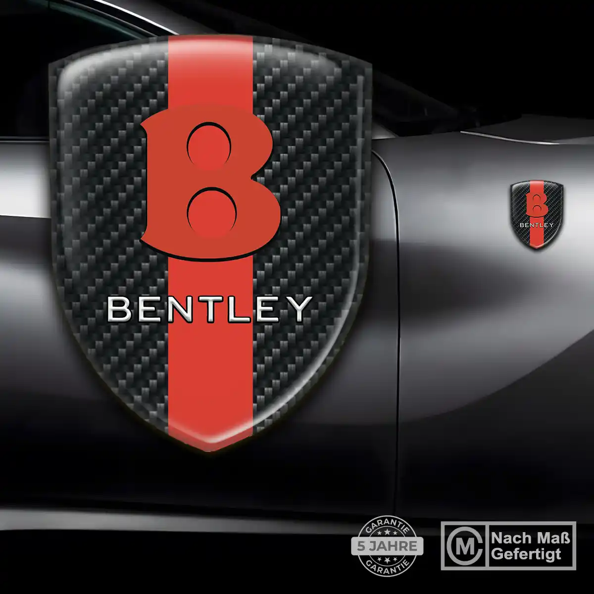 Bentley Aufkleber 3D Gel Embleme Modernes Design