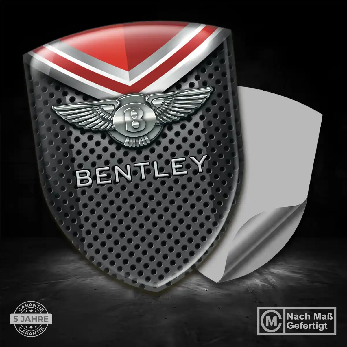 Bentley Aufkleber 3D Gel Embleme Premium-Edition