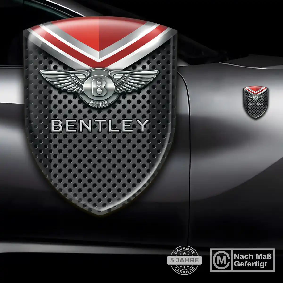 Bentley Aufkleber 3D Gel Embleme Premium-Edition
