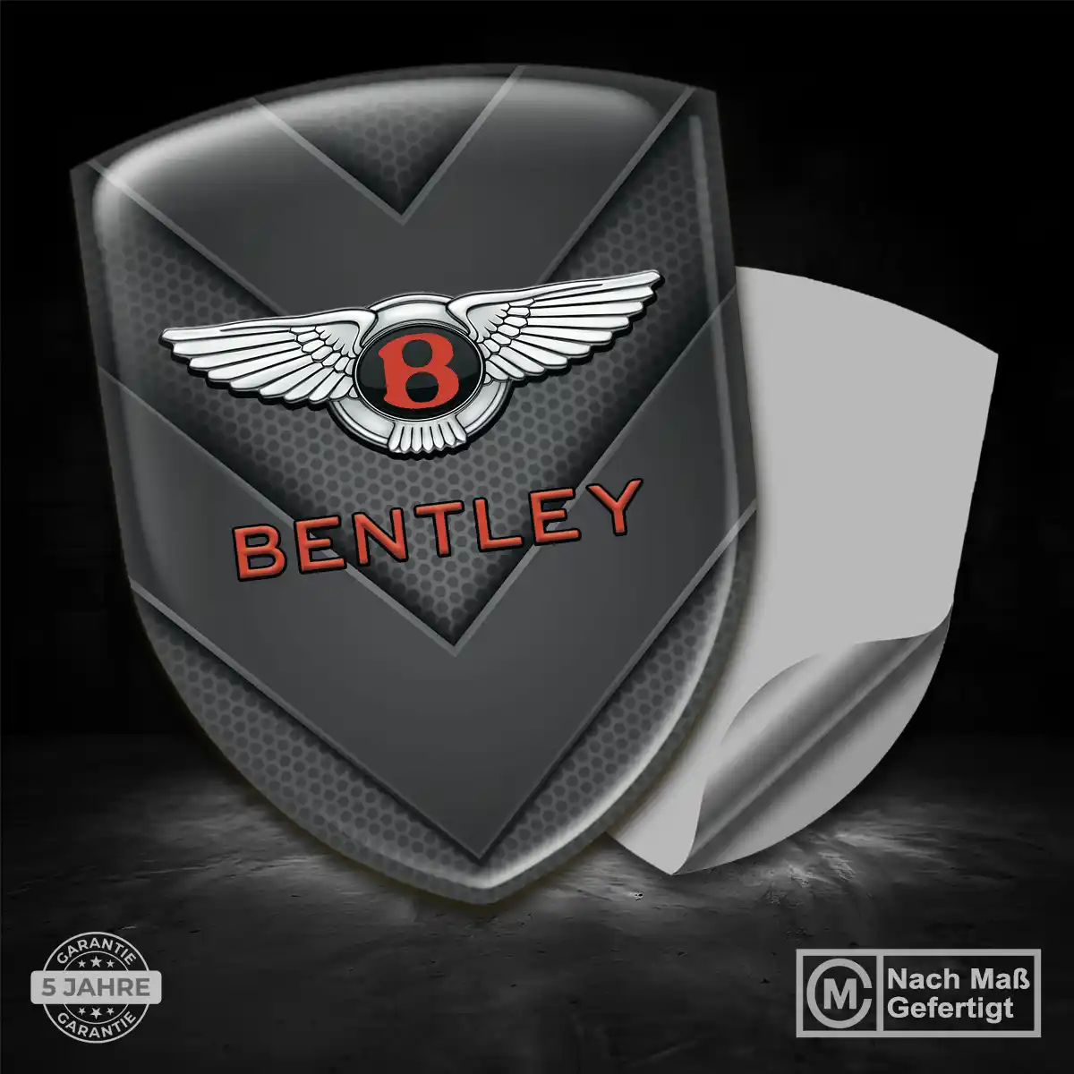 Bentley Aufkleber 3D Gel Embleme Stilvolles Design