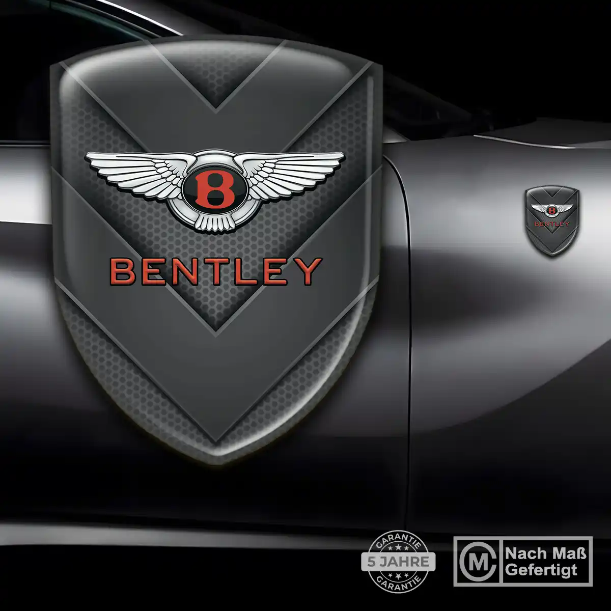 Bentley Aufkleber 3D Gel Embleme Stilvolles Design