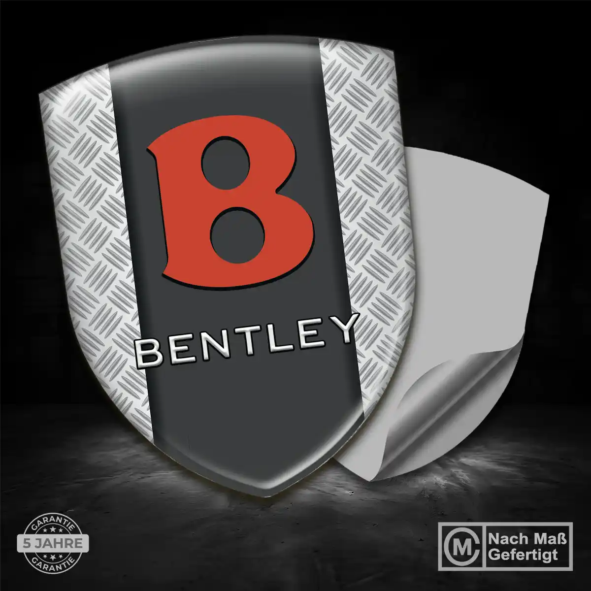 Bentley Aufkleber 3D Gel Silikon Anspruchsvolles Design