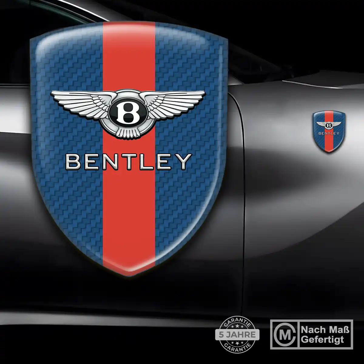 Bentley Aufkleber 3D Gel Silikon Auto Höchste Qualität