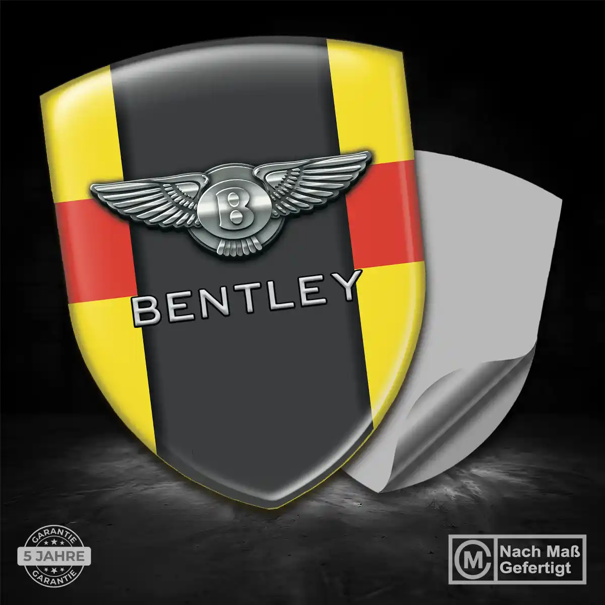 Bentley Aufkleber 3D Gel Silikon Auto Hochwertiges Harz