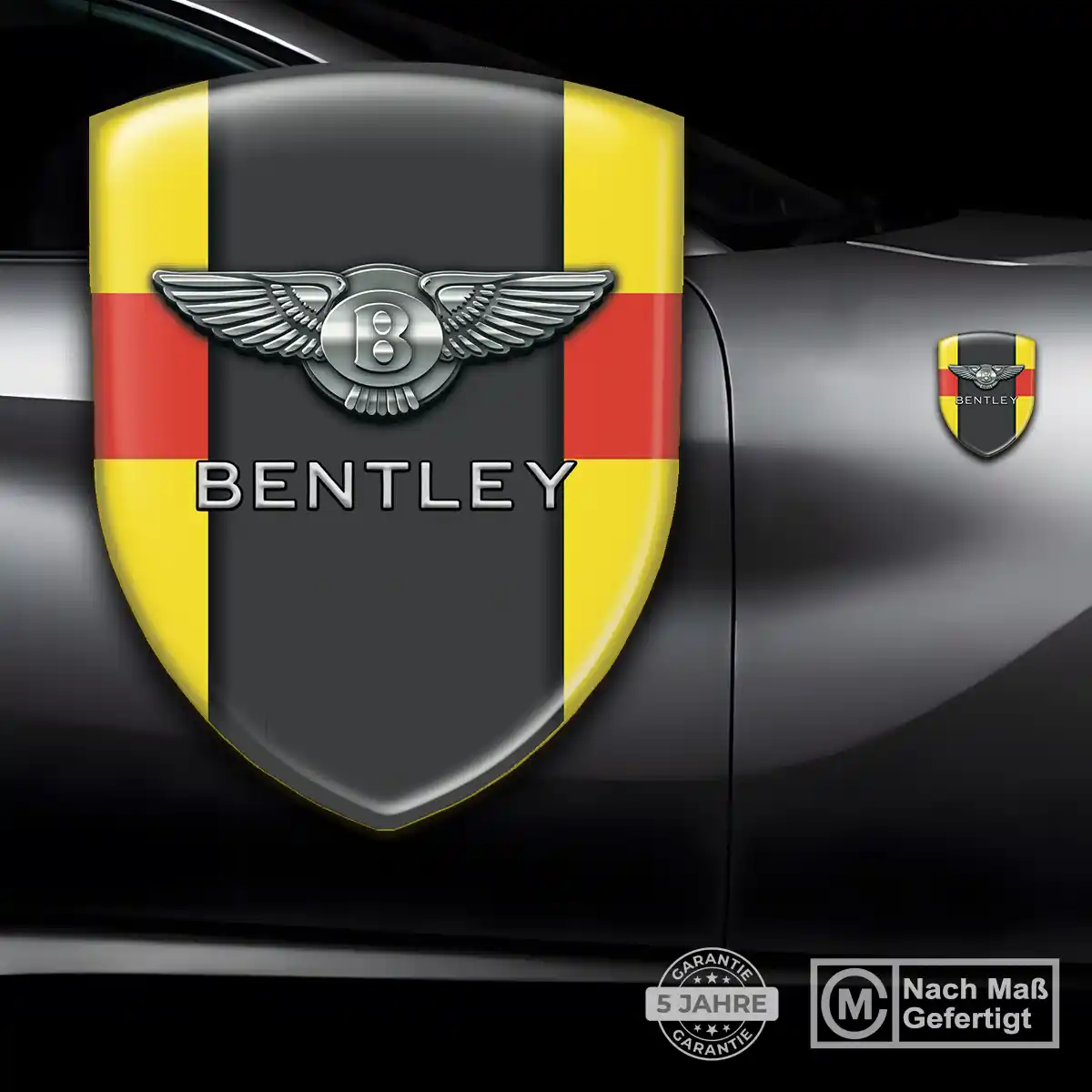 Bentley Aufkleber 3D Gel Silikon Auto Hochwertiges Harz
