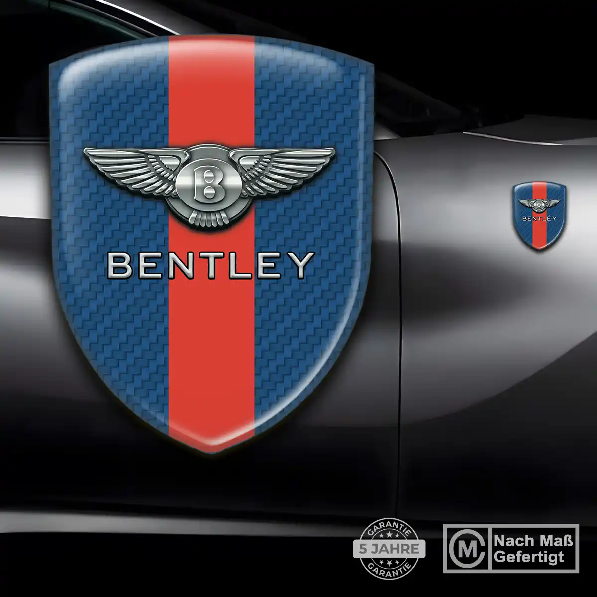 Bentley Aufkleber 3D Gel Silikon Auto Luxus-Edition