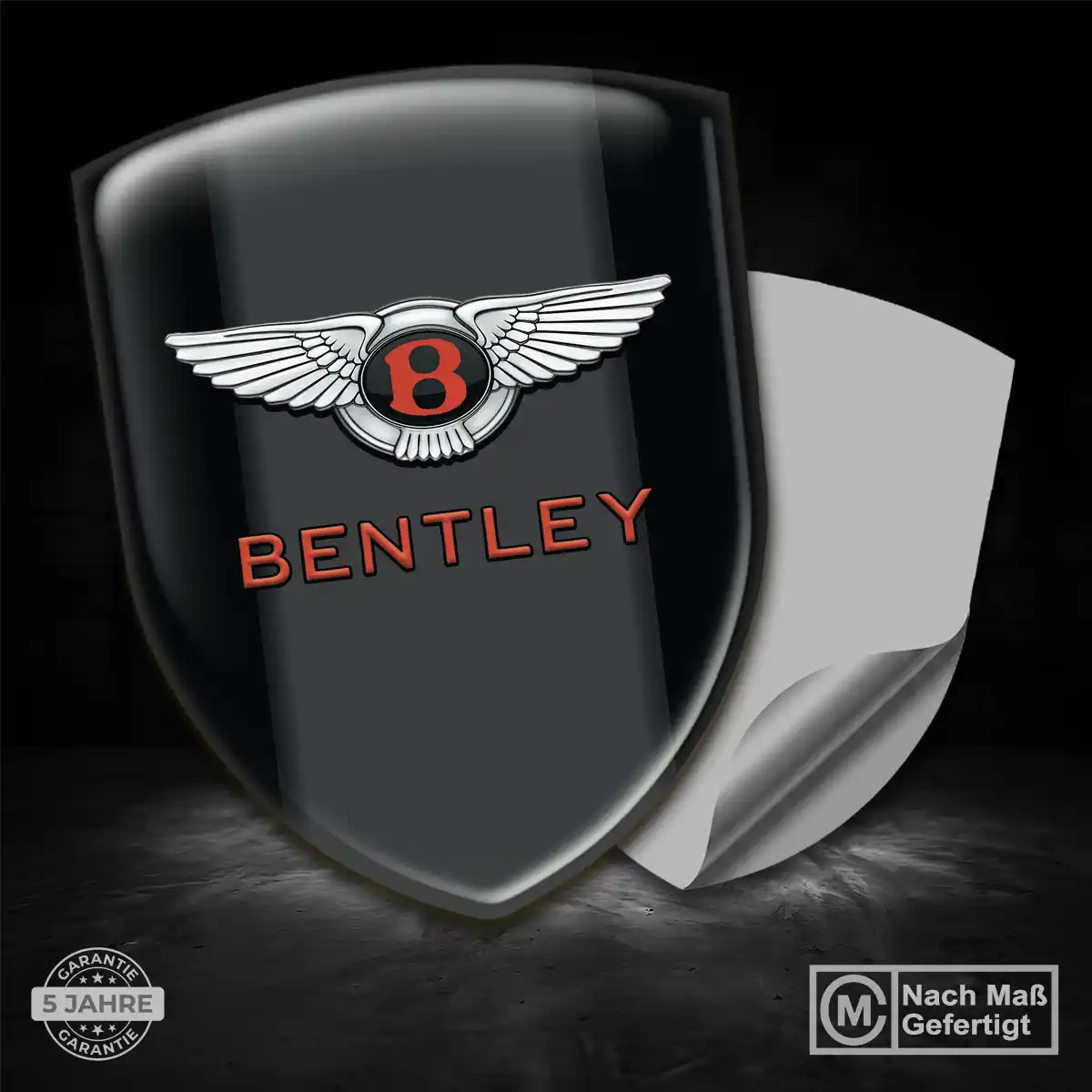 Bentley Aufkleber 3D Gel Silikon Auto Premium-Edition