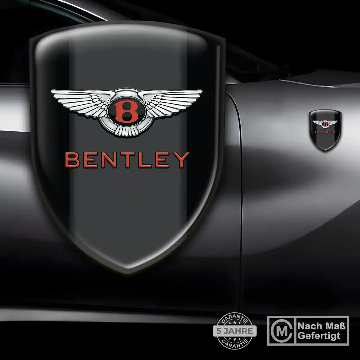 Bentley Aufkleber 3D Gel Silikon Auto Premium-Edition
