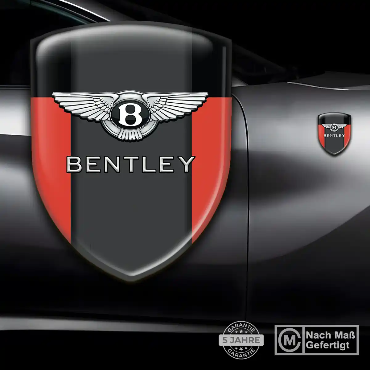 Bentley Aufkleber 3D Gel Silikon Auto Premiumqualität