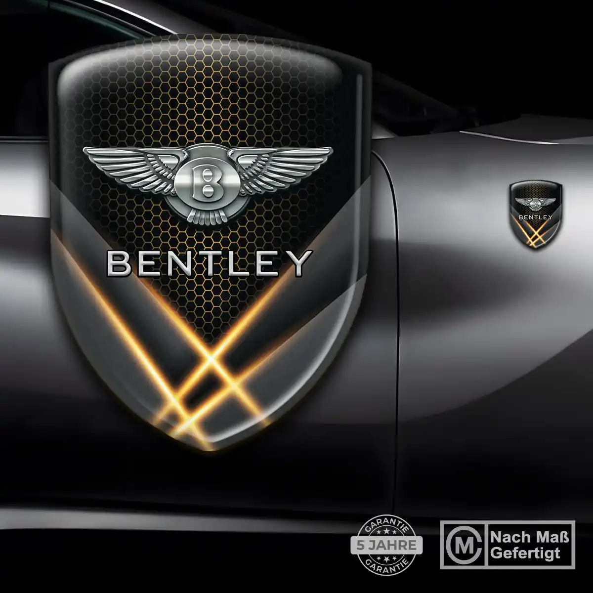 Bentley Aufkleber 3D Gel Silikon Auto Stilvolles Design