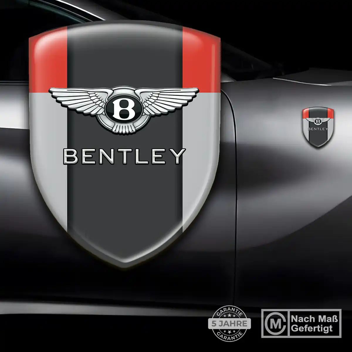 Bentley Aufkleber 3D Gel Silikon Auto Tuningfahrzeug