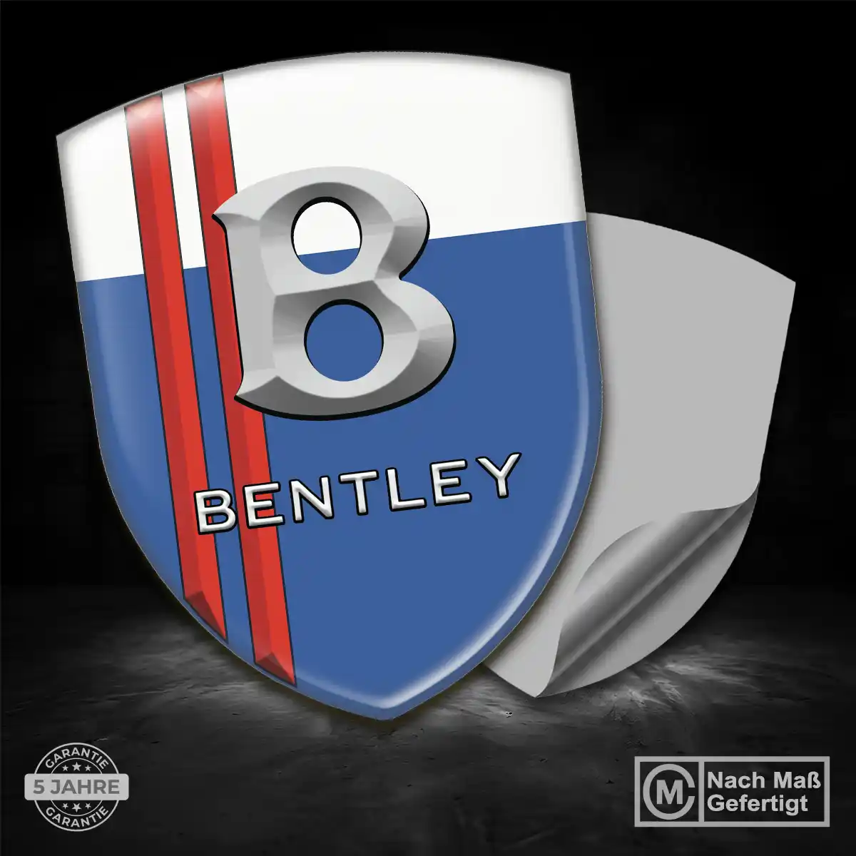Bentley Aufkleber 3D Gel Silikon Überzeugende Qualität