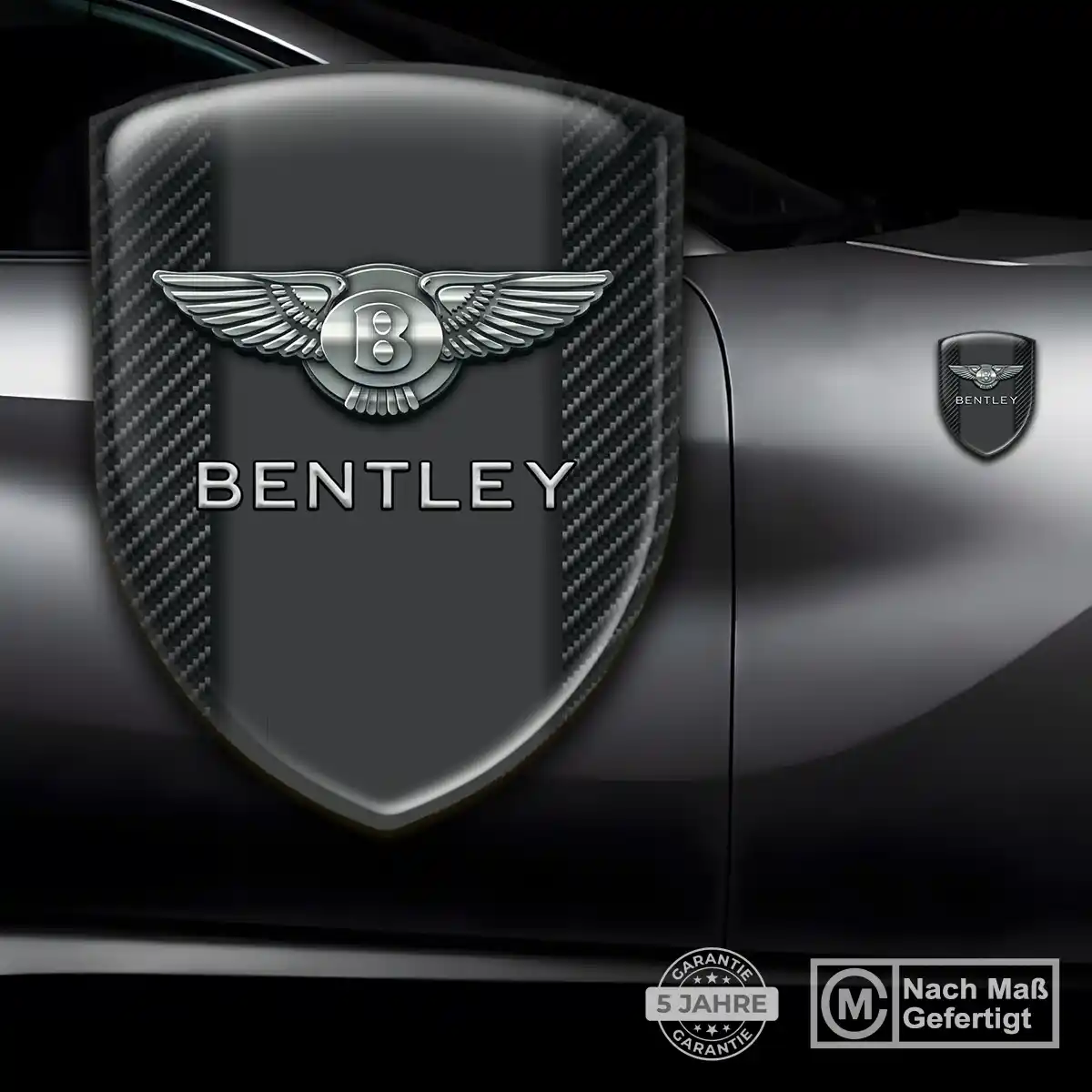 Bentley Aufkleber 3D Gel Silikon Interieurdesign