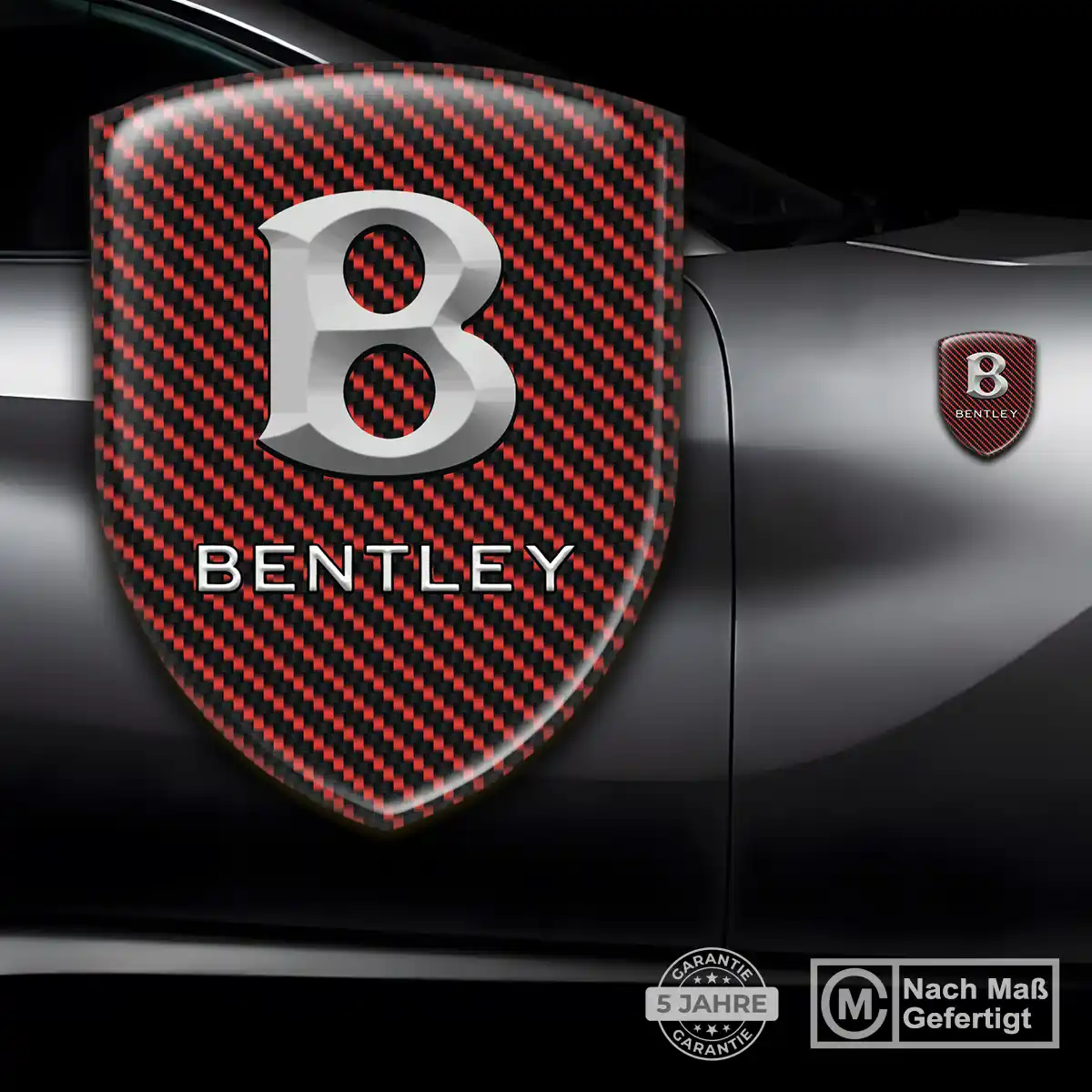 Bentley Aufkleber 3D Gel Silikon Premium-Edition