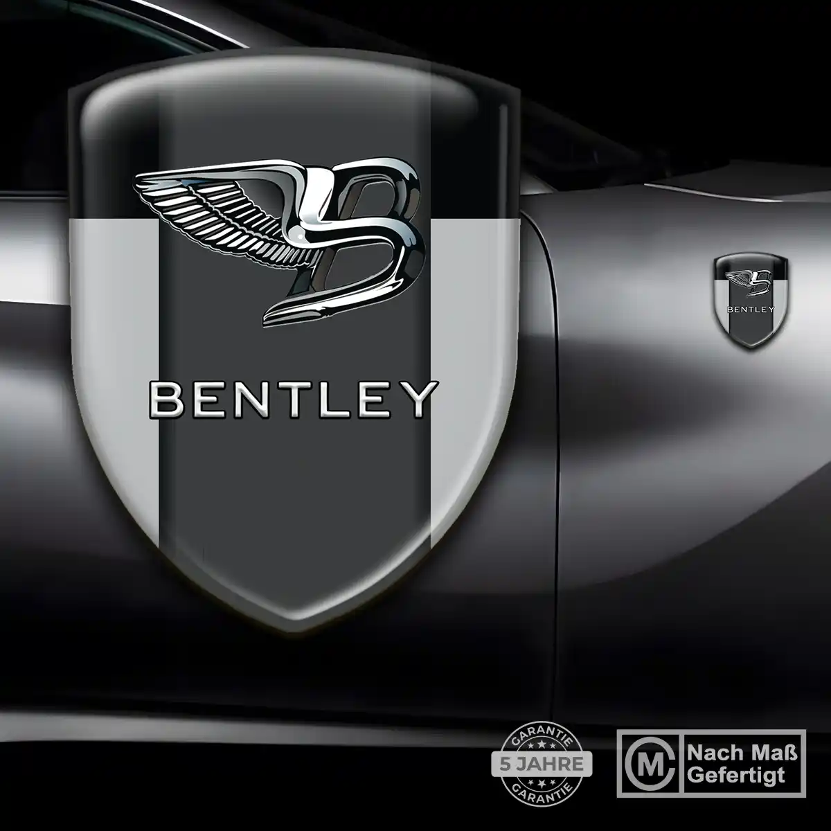 Bentley Aufkleber 3D Gel Silikon Tuningfahrzeug