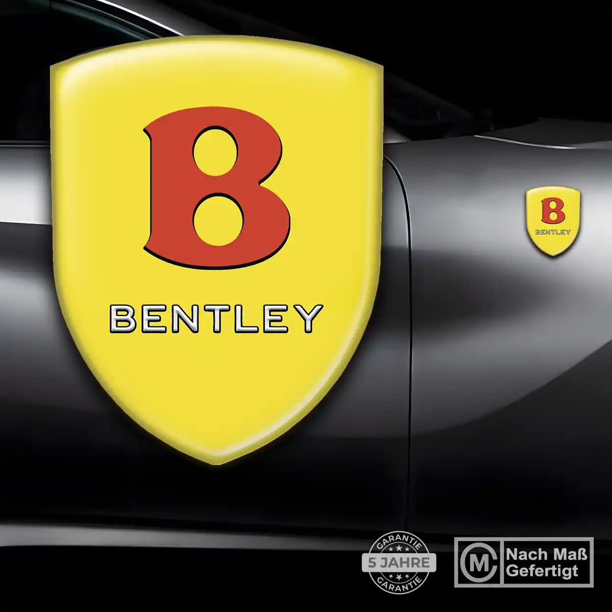 Bentley Aufkleber 3D Gel Wappen Auto Edles Design