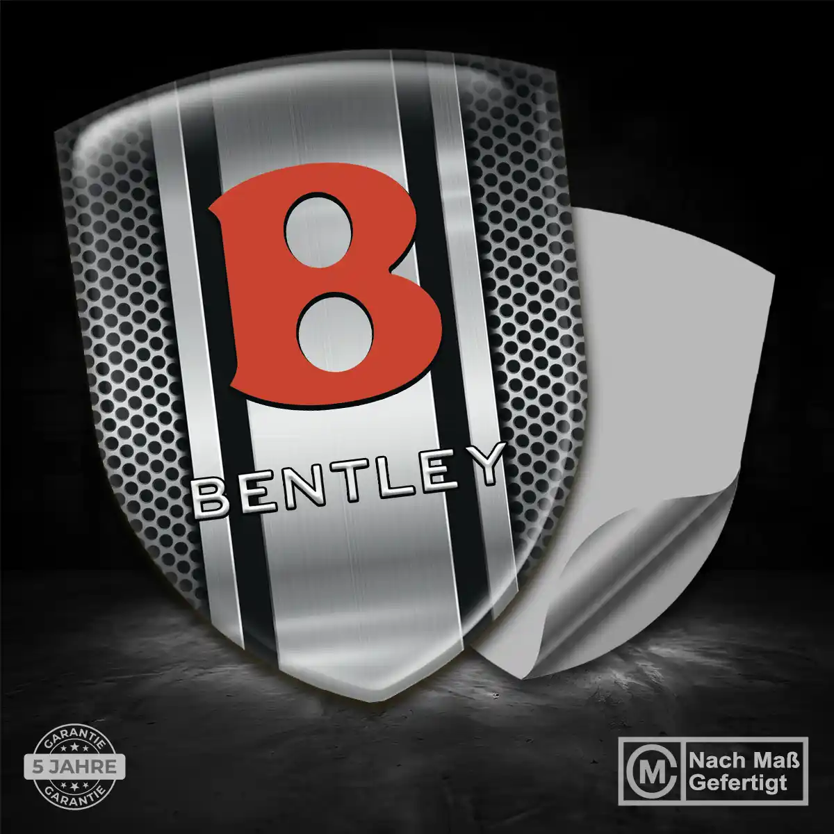Bentley Aufkleber 3D Gel Wappen Auto Hochwertiges Harz