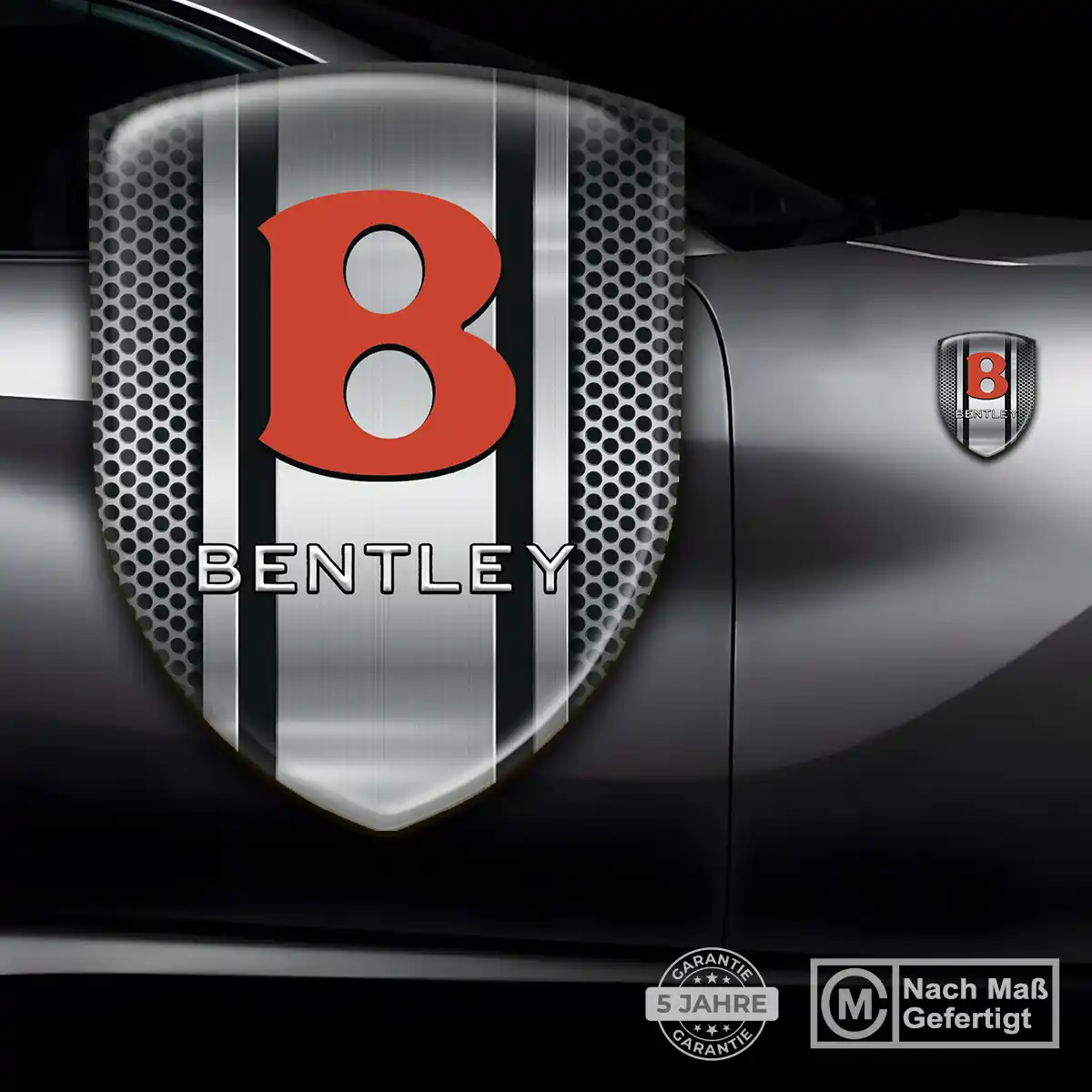 Bentley Aufkleber 3D Gel Wappen Auto Hochwertiges Harz