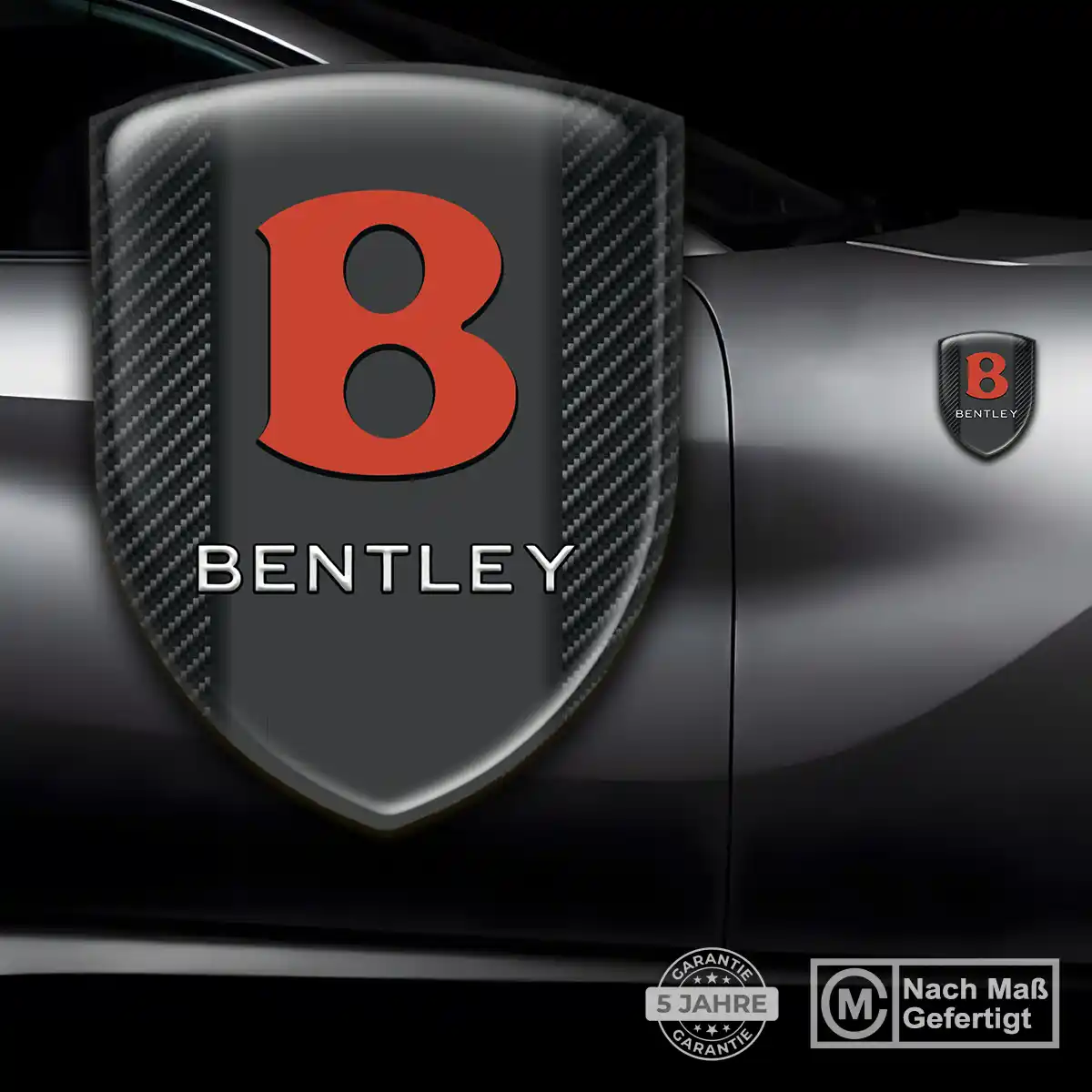 Bentley Aufkleber 3D Gel Wappen Überzeugende Qualität