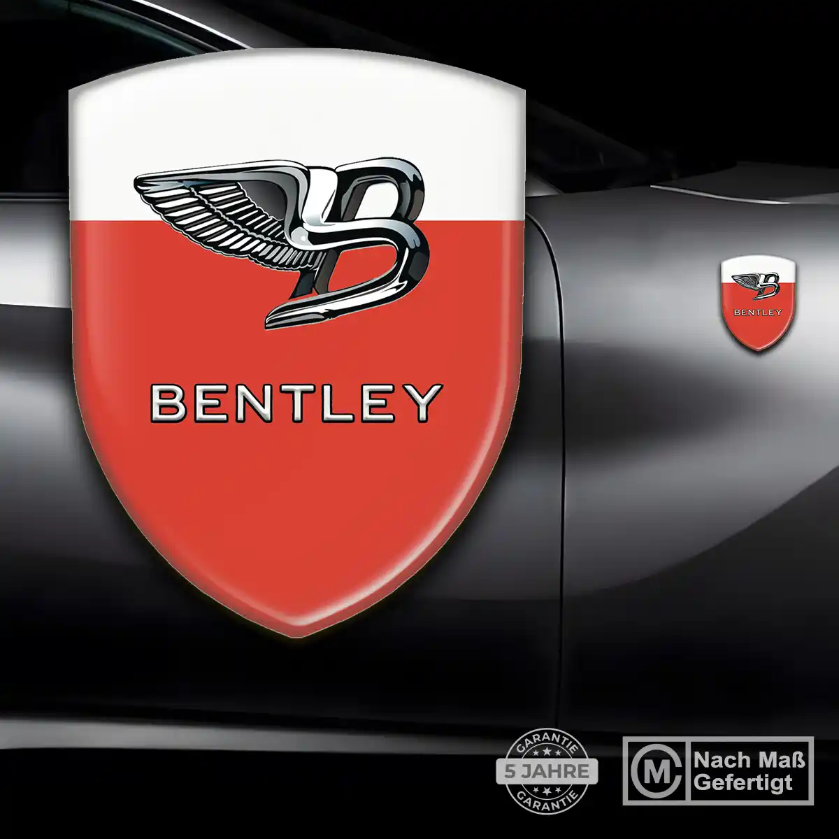 Bentley Aufkleber 3D Gel Wappen Interieurdesign